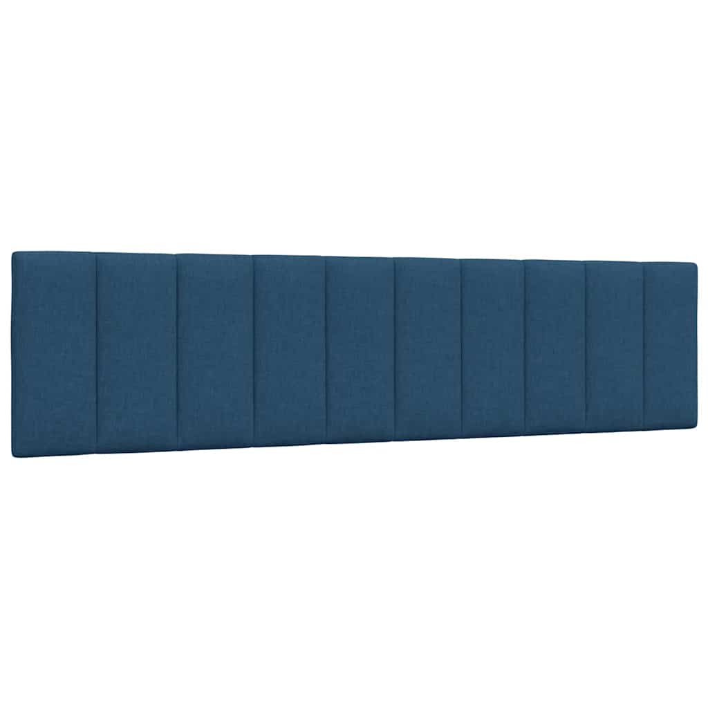 Cabecero cama - mueble cabecero acolchado tela azul 200 cm
