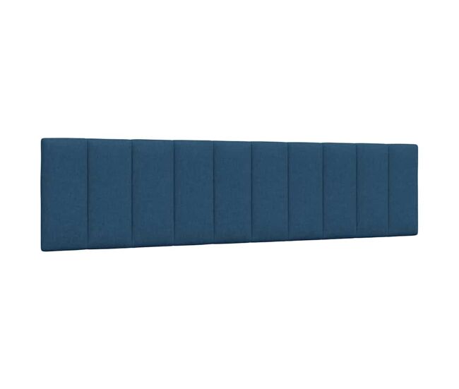 Cabecero cama - mueble cabecero acolchado tela azul 200 cm