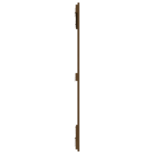 Cabeceira - Cabeceira de cama de parede 95,5x3x110 cm pinho maciço castanho-mel