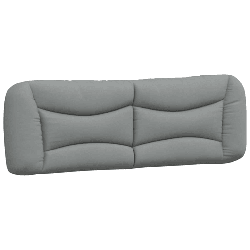 Almofadão de Cabeceira - Cabeceira de cama 152 cm tecido cinzento-claro