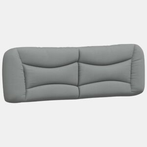 Almofadão de Cabeceira - Cabeceira de cama 152 cm tecido cinzento-claro