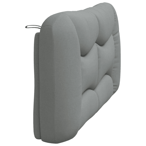 Almofadão de Cabeceira - Cabeceira de cama 152 cm tecido cinzento-claro