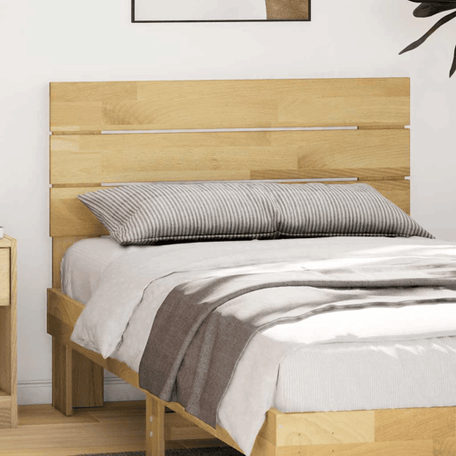 Cabeceira - Cabeceira de cama 90 cm Carvalho de madeira maciça