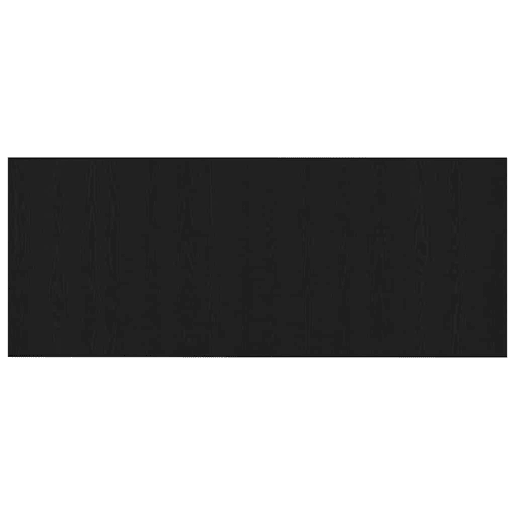 Cabeceira - Cabeceira de cama Preto Carvalho 200x1,5x80 cm Madeira Reforçada