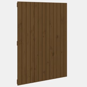 Cabeceira - Cabeceira de cama de parede 82,5x3x110 cm pinho maciço castanho-mel