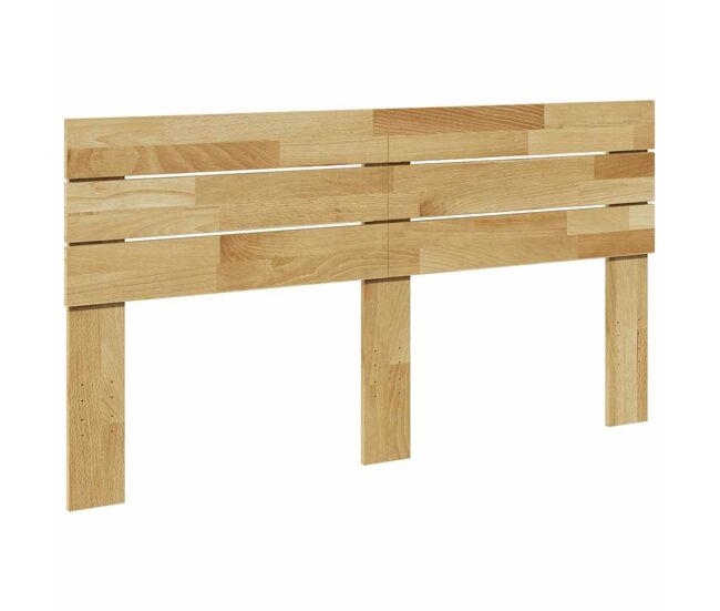 Cabecero cama - Mueble cabecero 135 cm madera maciza roble