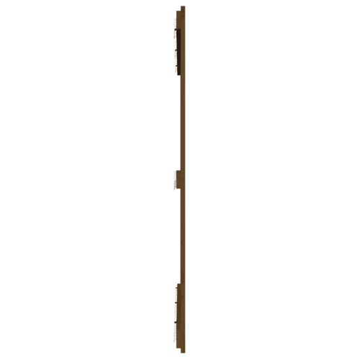 Cabeceira - Cabeceira de cama de parede 127,5x3x110 cm pinho maciço castanho-mel