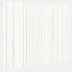 Cabeceira - Cabeceira de cama de parede 146,5x3x110 cm madeira pinho maciça branco