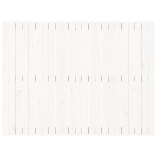 Cabeceira - Cabeceira de cama de parede 146,5x3x110 cm madeira pinho maciça branco