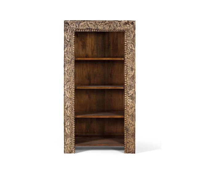 Librería fabricada en madera de mango