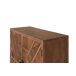 Aparador alto de madera de mango con puertas talladas Aparador alto de madera de mango con puertas talladas Marrón