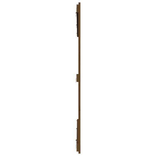 Cabeceira - Cabeceira de cama de parede 166x3x110 cm pinho maciço castanho-mel