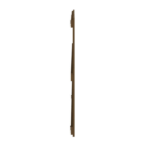 Cabeceira - Cabeceira de cama de parede 204x3x90 cm pinho maciço castanho-mel