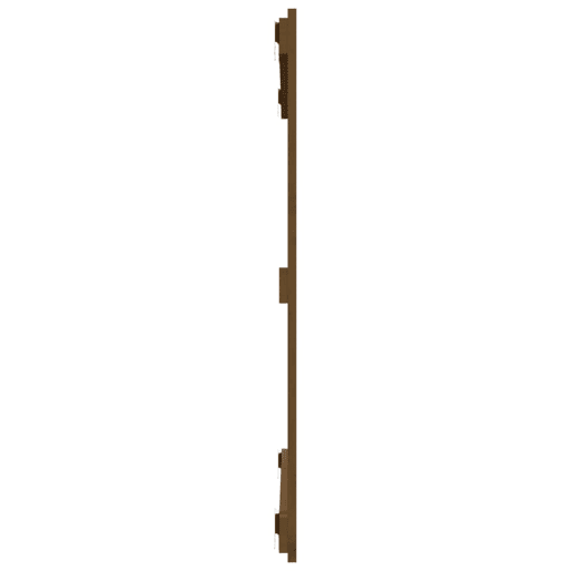Cabeceira - Cabeceira de cama de parede 95,5x3x90 cm pinho maciço castanho-mel
