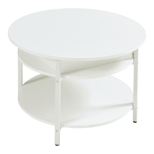 Mesa de centro Kandas com tampo elevável 70x49 cm - Branco en.casa