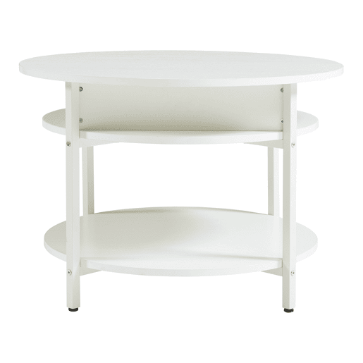 Mesa de centro Kandas com tampo elevável 70x49 cm - Branco en.casa
