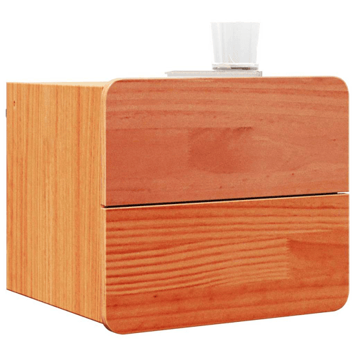 Mesa De Cabeceira - Mesinha De Cabeceira com gaveta Castanho-mel 39 x 34 x 33 cm