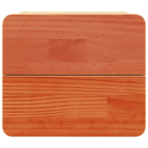 Mesa De Cabeceira - Mesinha De Cabeceira com gaveta Castanho-mel 39 x 34 x 33 cm
