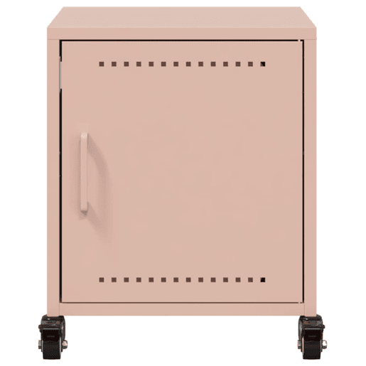 Mesa De Cabeceira - Mesinha De Cabeceira 36x38,5x43,5 cm aço rosa