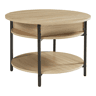 Mesa de centro Kandas com tampo elevável 70x49 cm - Efeito carvalho en.casa