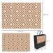 Alfombra de Exterior 310g/m² PP Outsunny Alfombra de Exterior 310g/m² PP Outsunny Rojo