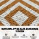 Alfombra de Exterior 310g/m² PP Outsunny Alfombra de Exterior 310g/m² PP Outsunny Rojo