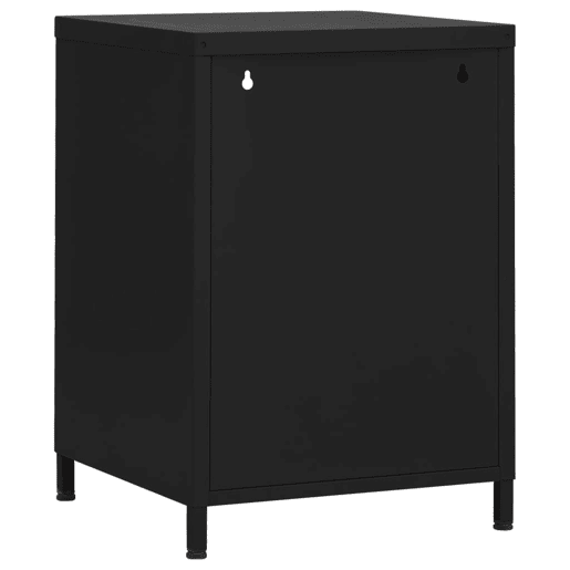Mesa De Cabeceira - Mesinha De Cabeceira 35x35x51 cm aço preto
