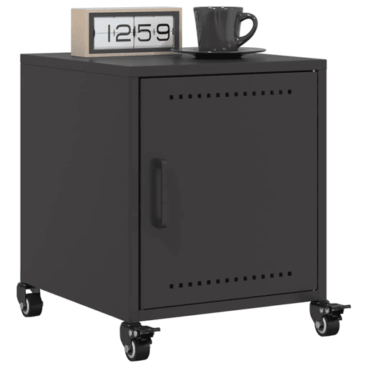Mesa De Cabeceira - Mesinha De Cabeceira 36x39x43,5 cm aço preto