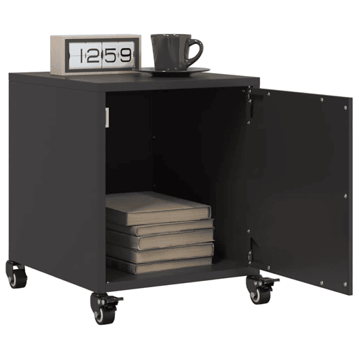 Mesa De Cabeceira - Mesinha De Cabeceira 36x39x43,5 cm aço preto