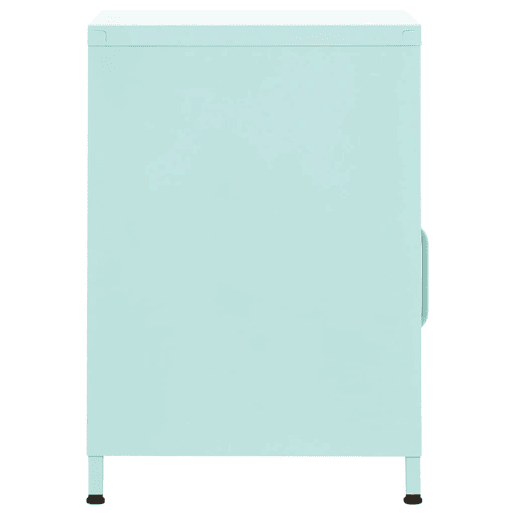 Mesa De Cabeceira - Mesinha De Cabeceira 35x35x51 cm aço verde-hortelã