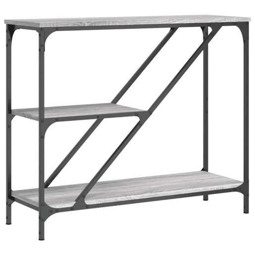 Mesa Consola - Mesa De Entrada 88,5x30x75 cm derivados de madeira cinzento sonoma