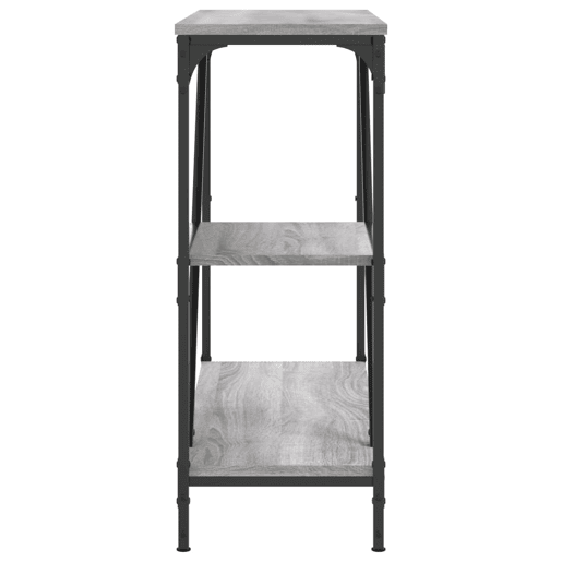 Mesa Consola - Mesa De Entrada 88,5x30x75 cm derivados de madeira cinzento sonoma