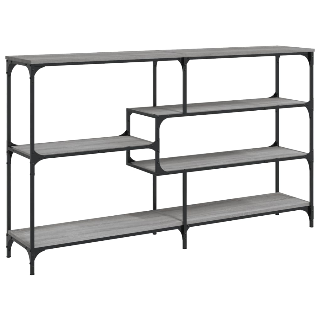 Mesa consola - mesa de entrada madera contrachapada gris sonoma 160x32x95 cm