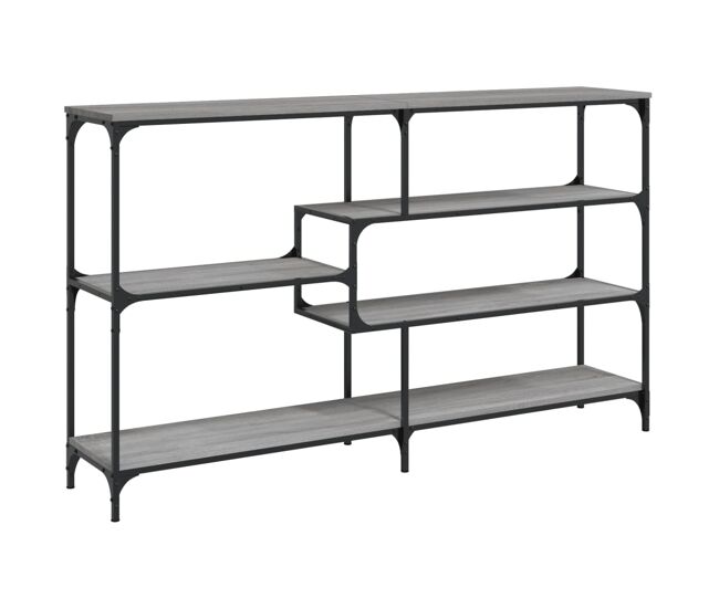 Mesa consola - mesa de entrada madera contrachapada gris sonoma 160x32x95 cm