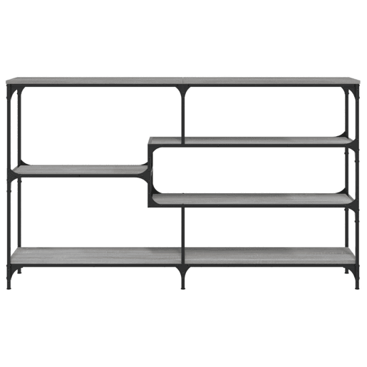 Mesa Consola - Mesa De Entrada 160x32x95 cm derivados de madeira cinzento sonoma