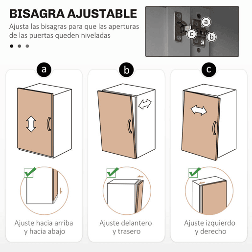 HOMCOM Armário de Cozinha Móvel Auxiliar de Cozinha com 3 Portas de Vidro Compartimento Aberto 2 Gavetas e Prateleiras Ajustáveis 100x40x180 cm Cinzento