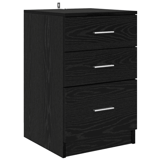 Mesa De Cabeceira - Mesinha De Cabeceira com gaveta Carvalho preto 40 x 40 x 63 cm Mesa De Cabeceira - Mesinha De Cabeceira com gaveta Carvalho preto 40 x 40 x 63 cm