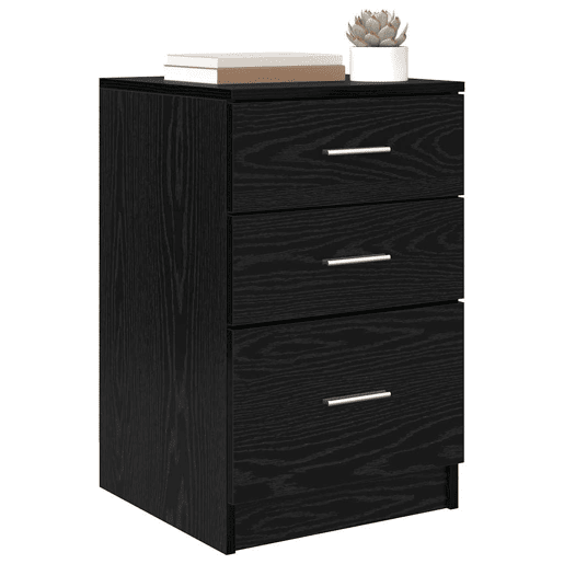 Mesa De Cabeceira - Mesinha De Cabeceira com gaveta Carvalho preto 40 x 40 x 63 cm Mesa De Cabeceira - Mesinha De Cabeceira com gaveta Carvalho preto 40 x 40 x 63 cm
