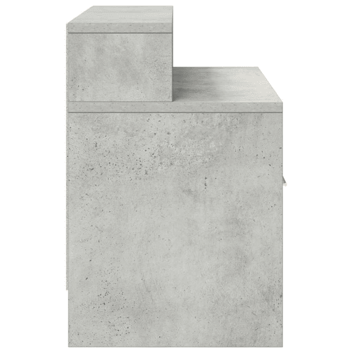 Mesa De Cabeceira - Mesinha De Cabeceira com gaveta 51x31x47 cm cinzento cimento