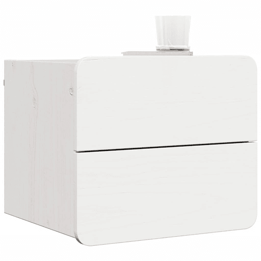 Mesa De Cabeceira - Mesinha De Cabeceira com gaveta Branco 39 x 34 x 33 cm