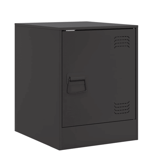 Mesa De Cabeceira - Mesinha De Cabeceira 34,5x39x44 cm aço preto