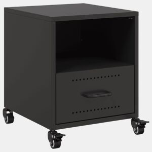 Mesa De Cabeceira - Mesinha De Cabeceira 36x39x43,5 cm aço preto