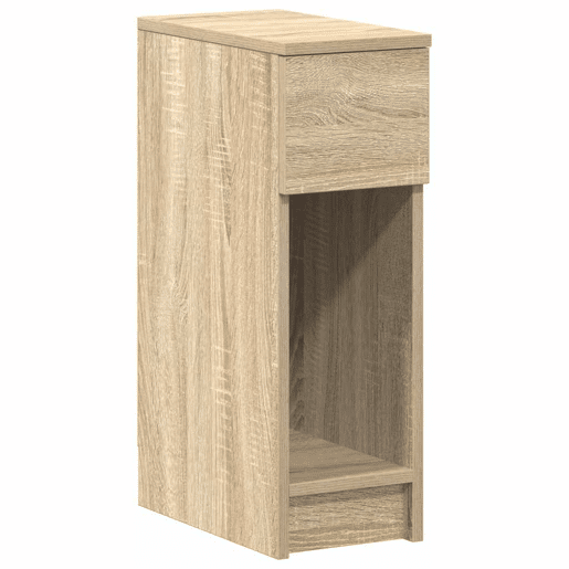 Lote de 2 Mesa De Cabeceira - Mesinha De Cabeceira com gaveta 20x36x60 cm carvalho sonoma