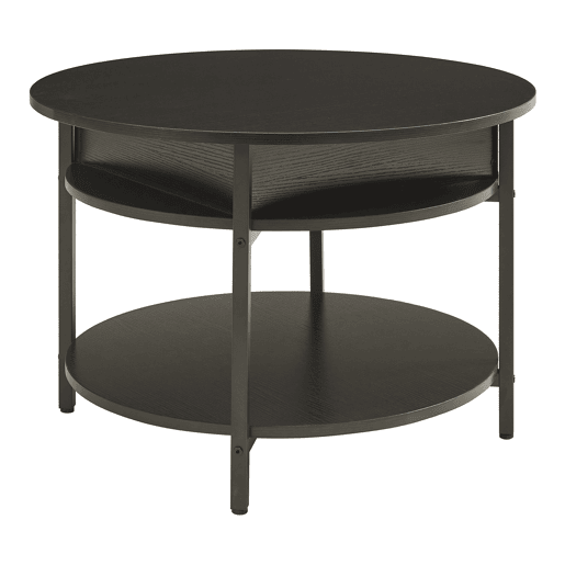 Mesa de centro Kandas com tampo elevável 70x49 cm - Preto en.casa