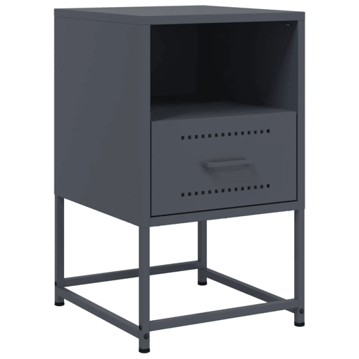 Mesa De Cabeceira - Mesinha De Cabeceira 36x39x60,5 cm aço antracite