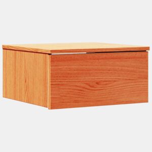Mesa De Cabeceira - Mesinha De Cabeceira com gaveta Castanho-mel 37 x 35 x 18,5 cm