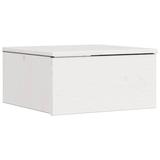 Mesa De Cabeceira - Mesinha De Cabeceira com gaveta Branco 37 x 35 x 18,5 cm