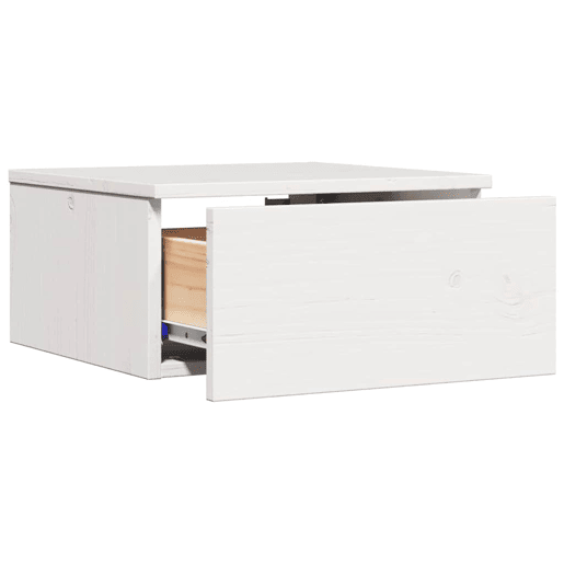 Mesa De Cabeceira - Mesinha De Cabeceira com gaveta Branco 37 x 35 x 18,5 cm