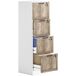 Cajonera de Oficina HOMCOM Cajonera de Oficina HOMCOM Blanco