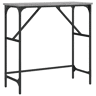 Mesa Consola - Mesa De Entrada 75x32x75 cm derivados de madeira cinzento sonoma